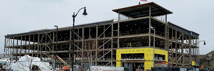 Integrated Builders tops-off 125,000 s/f Quincy Self Storage